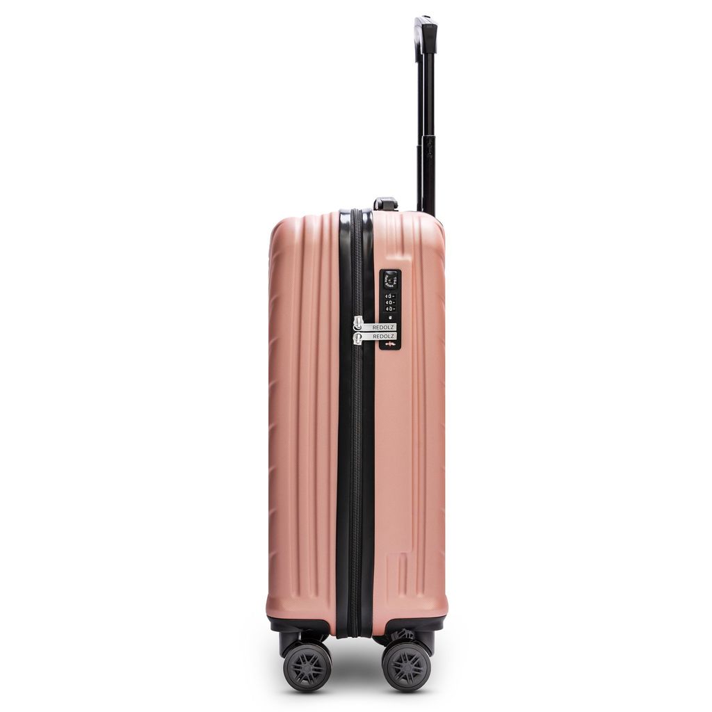 Redolz Trolley 'Essentials' rosa koffer kopen vanaf