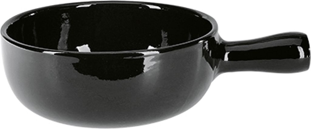 NOUVEL Käsefondue-Caquelon uni schwarz Produktbild 