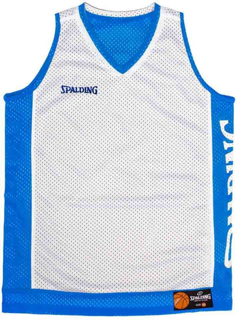 Spalding Wendbares Tank-Top Herren blau weiß Gr L