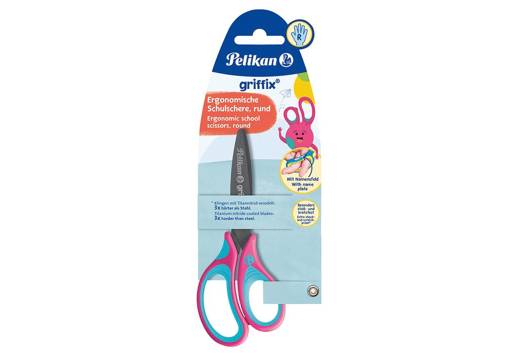 Pelikan 819114 Pelikan Kinderschere griffix® rosa-blau 14,0 Image du produit 
