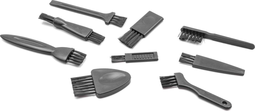 vhbw 9x Reinigungsbürste für Elektrorasierer, Bartschneider, Barttrimmer, Haarschneider, Trimmer, Epilierer