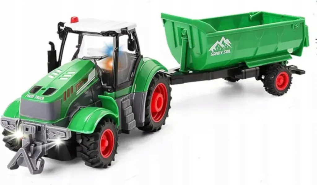 Tracteur avec remorque et batterie rechargeable : fini les piles usées