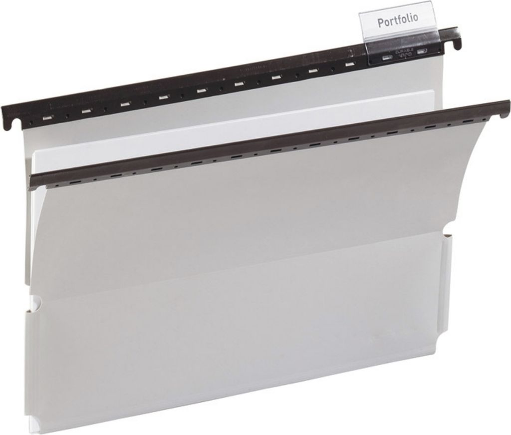 Hängemappe A4 PP grau Packung mit 25 Stück