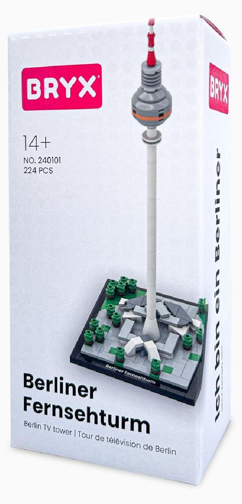 BRYX Berliner Fernsehturm Klemmbaustein Set 224 Teile ab 14 Produktbild 