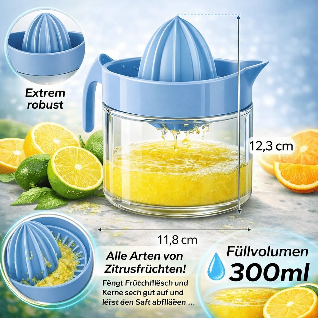 Zitruspresse Handentsafter blau