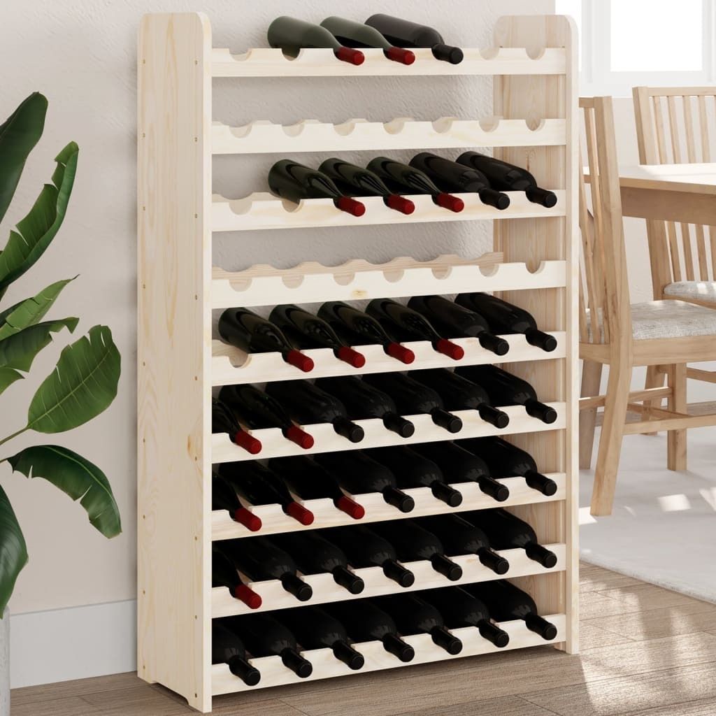 Möbel Weinregal 72,5x25x111,5 cm Massivholz Kiefer - Weinregale 4007561
