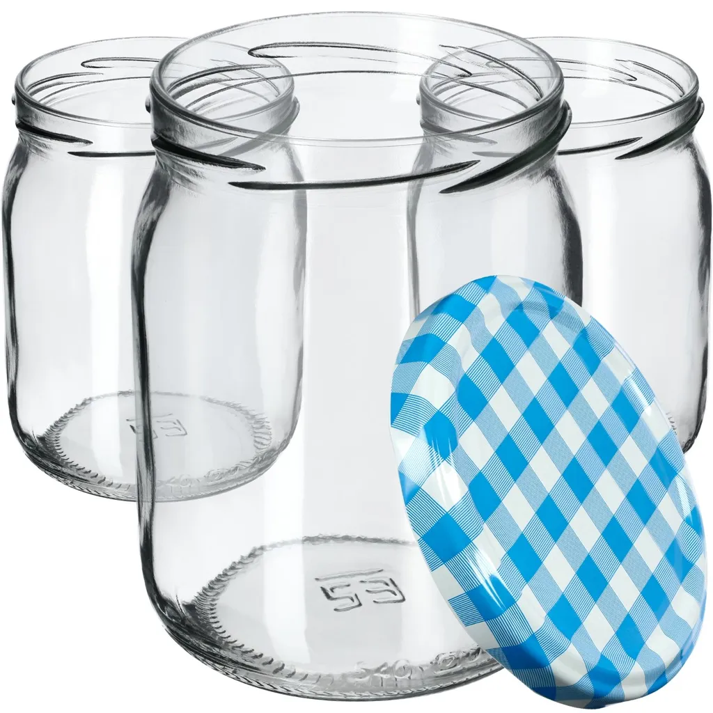 Set 24 Barattoli KADAX Senna 540ml - Design Vetro per Cucina Organizzata
