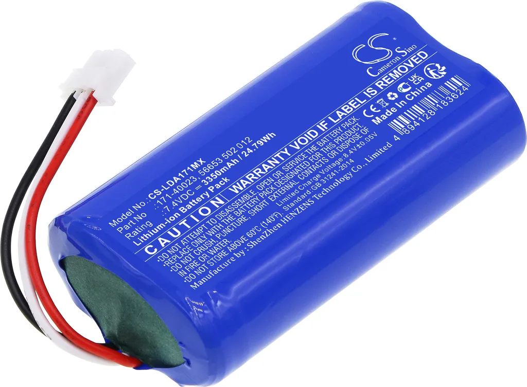 Batterie 171-40023 longue durée pour Resusci Anne QCPR par Techtek