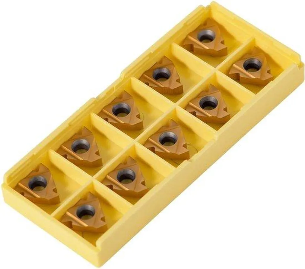 10 Plaquettes de Coupe en Carbure 3/8 Pouces pour Tour Métaux RVS