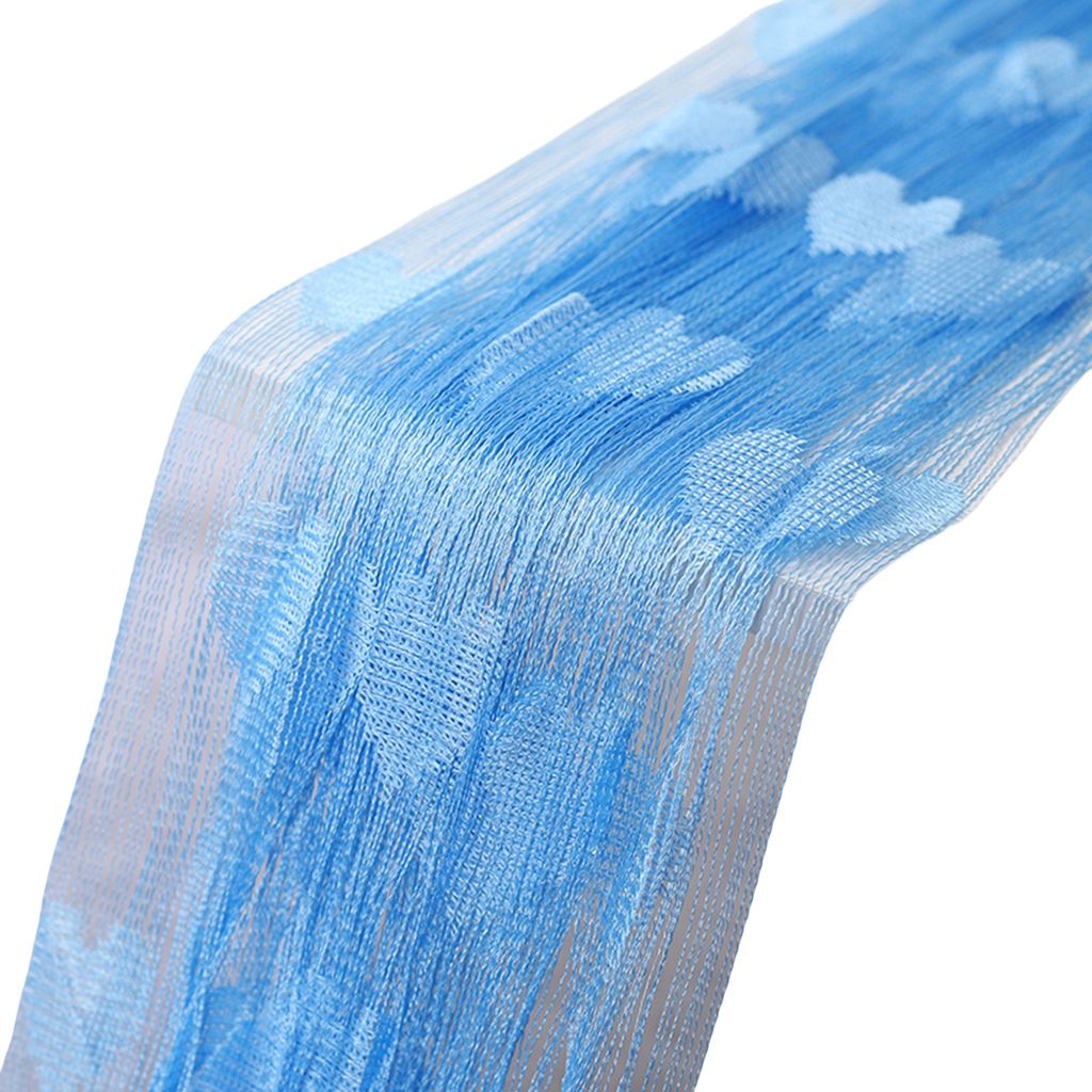 Voile Curtain Love Heart Sticked Perspektive feine Verarbeitung attraktiver einfacher Pflege Hochzeitsdekoration auffällige farbenfrohe romantisch...
