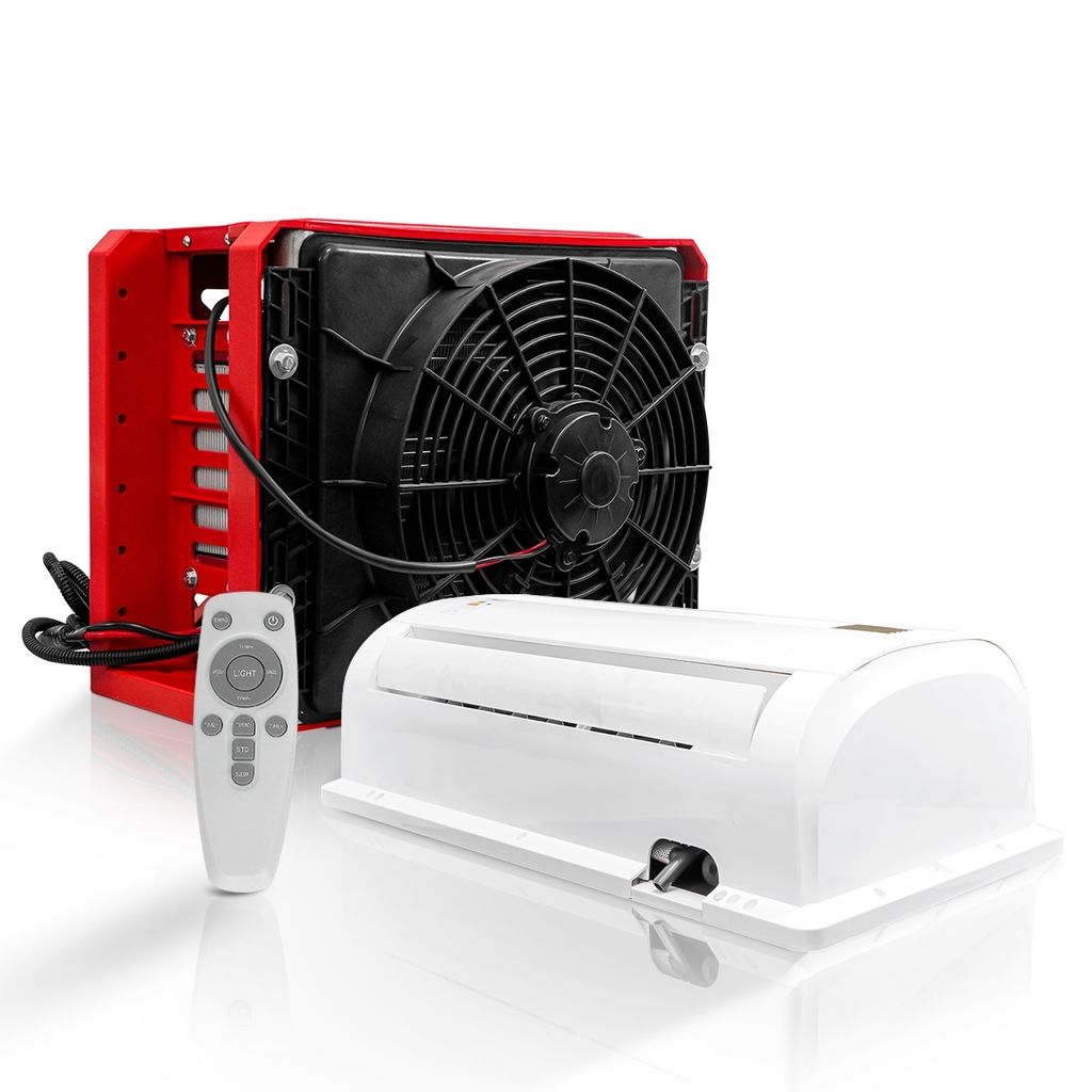 Sunster 24V RV Air Conditioner, RV Klimaanlage – 10000 BTU Dachklimaanlage mit Kühlfunktion für Wohnmobile, Vans, Wohnwagen & Anhänger
