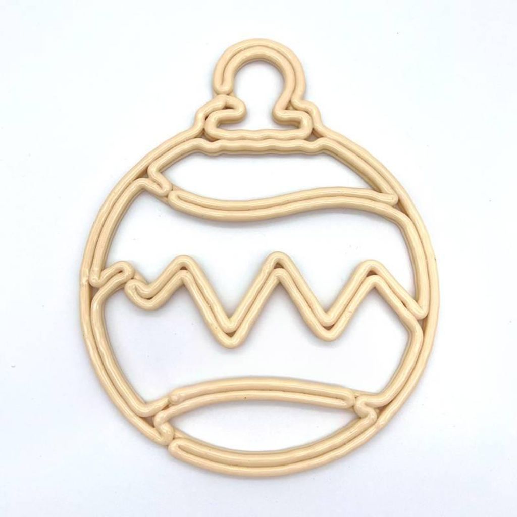 DECOLED Weihnachtsornament, 30 cm, weiß