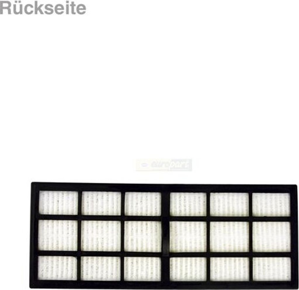daniplus HEPA-Filtermatte, HEPA-Filter, Staubsaugerfilter passend für AEG Electrolux EF82, Nr.: 900195077/4 -AUSLAUF-