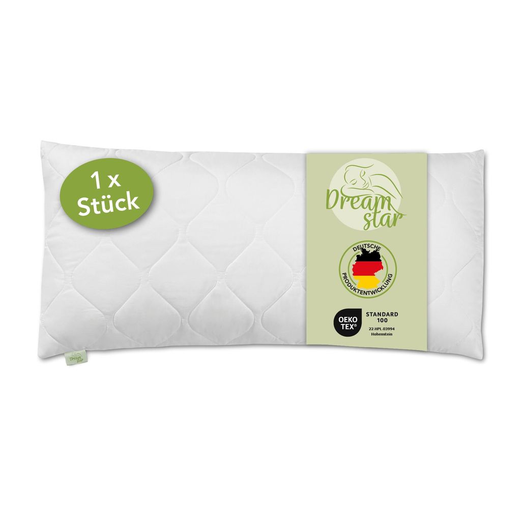 Cuscino trapuntato premium 40x80 cm | Cuscino in microfibra Immagine del prodotto 