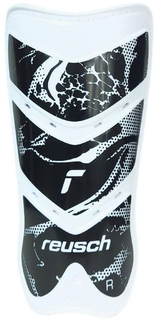 Reusch - Herren Fußball-Schienbeinschoner "Attrakt Lite", Logo MR78329 (L) (Weiß/Schwarz)