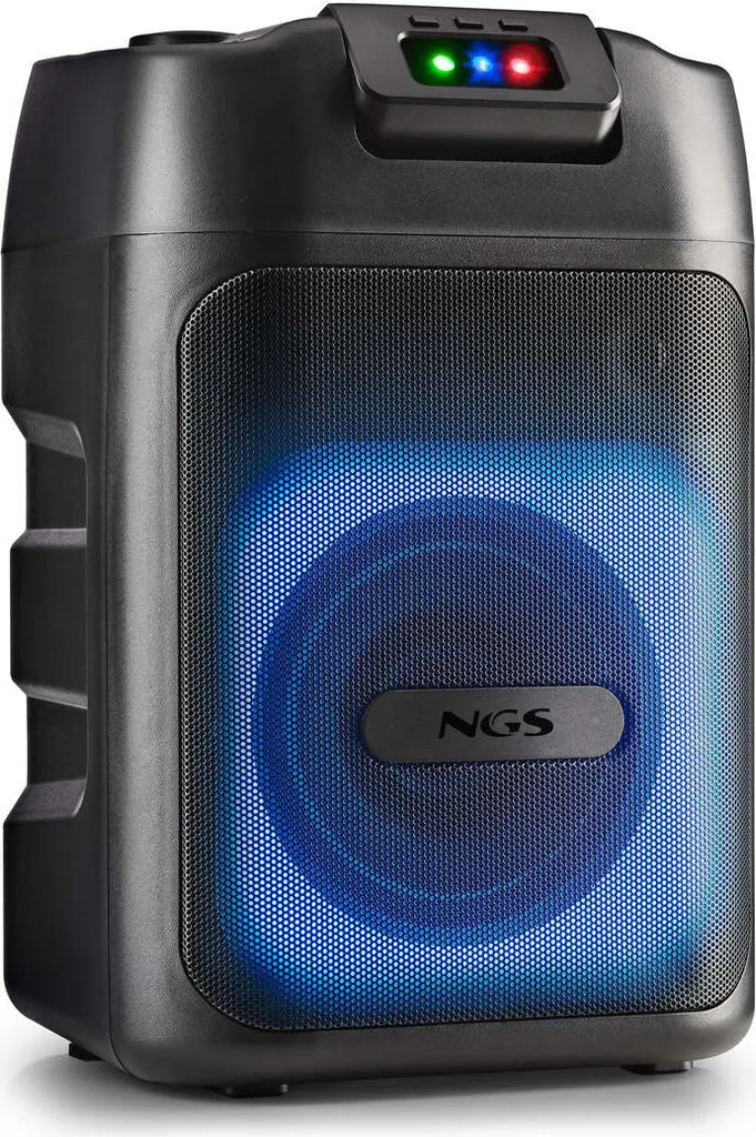 Enceinte Bluetooth NGS WILDCLUB Noire Idéale pour vos Soirées et Fêtes