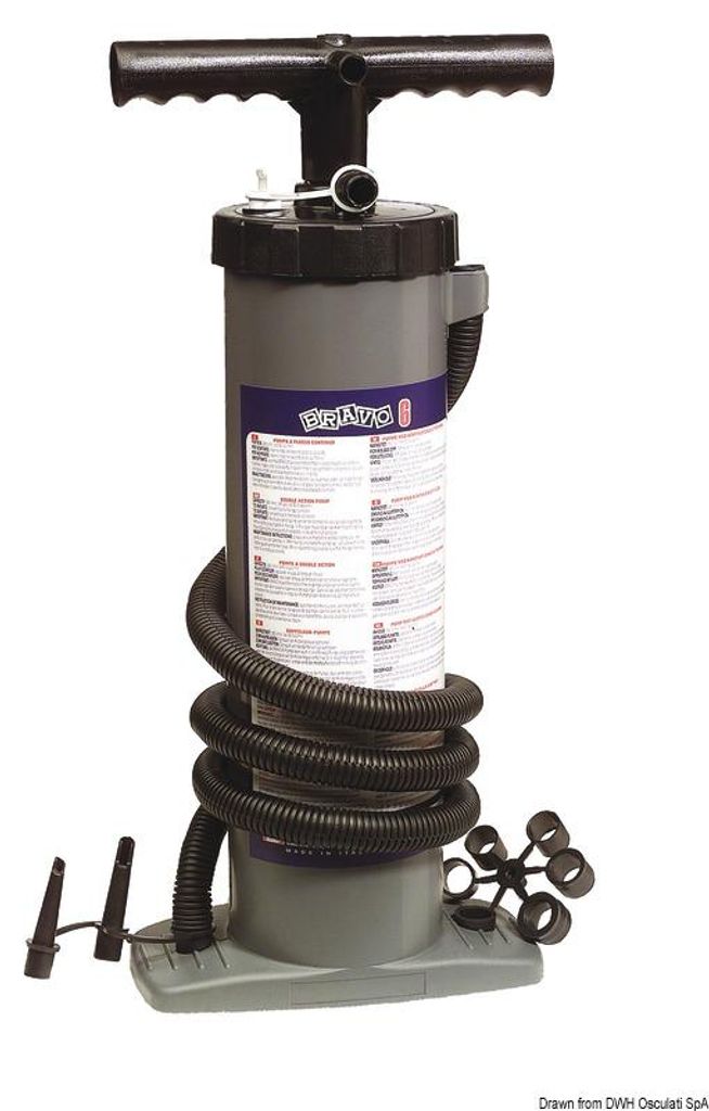 Bravo Luftpumpe Serie 6 für Schlauchboote, SUPs und andere Produktbild 