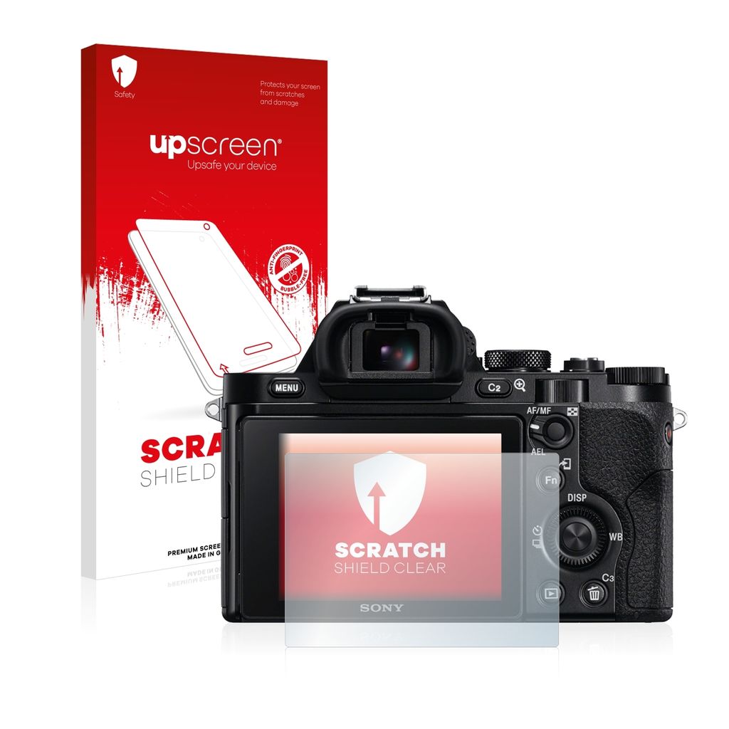 upscreen Schutzfolie für Sony Alpha 7R (ILCE-7R) Displayschutz Displayschutzfolie Folie Klar Transparent
