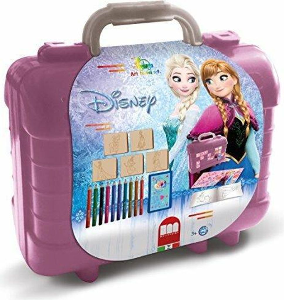 Disney Frozen Schrijfset koffer Frozen: 81-delig, Mehrfarbig, 10 Stück(e)