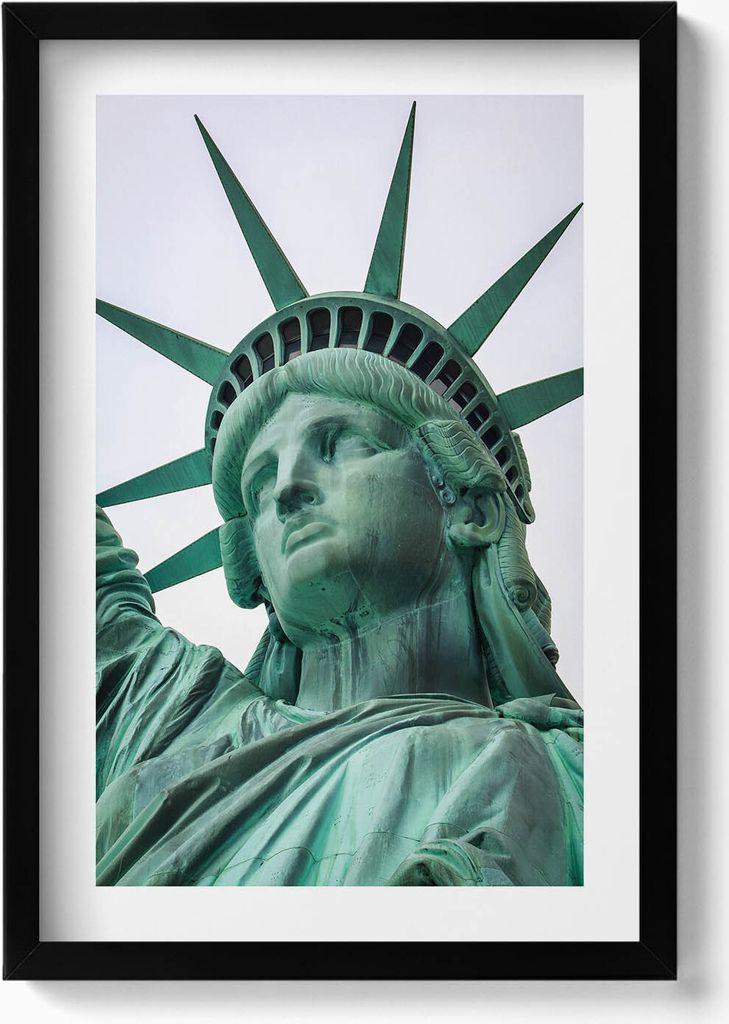 Freiheitsstatue New York USA– Wandbild mit Rahmen – Produktbild 
