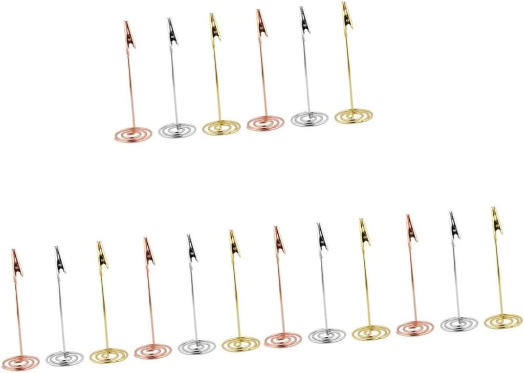 Sets mit aufsteckbaren Fotohaltern – dekorative Notiz- und Nachrichtenhalter