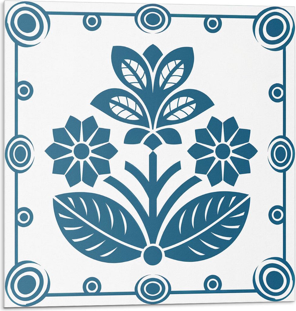 Florales Dekoratives Muster – Selbstklebend – Wandverkleidung – Wandpaneel – Wanddeko – Dekorative Wandpaneele – 3D Wandpaneele – Wan...