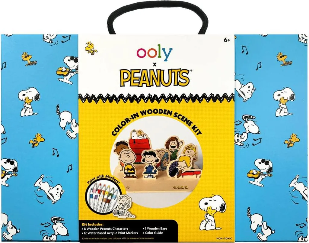 Activité DIY pour mercredi après-midi : kit bois Snoopy Ooly Peanuts