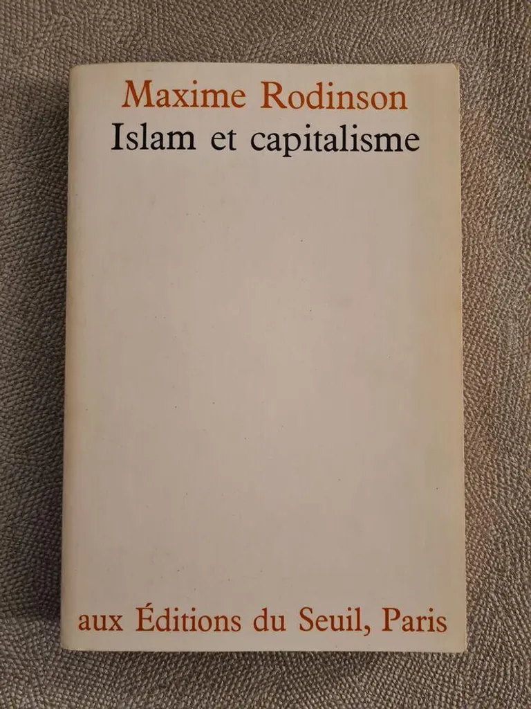 Livre Islam et capitalisme : un classique de la sociologie économique