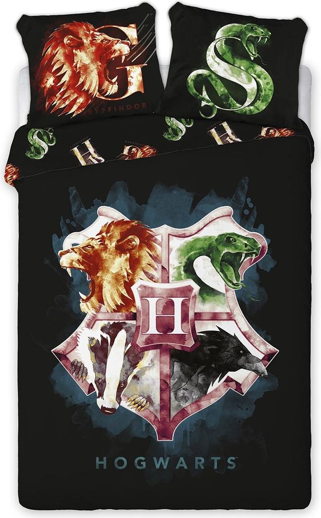 Harry Potter-Bettbezug - 140 x 200 cm - 70 x 90 cm Produktbild 