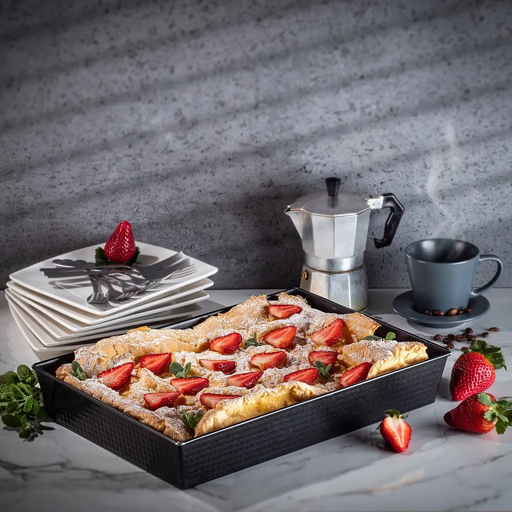 Teglia da forno KADAX Teglia per torte XXL set di 3 teglie per torte - 2
