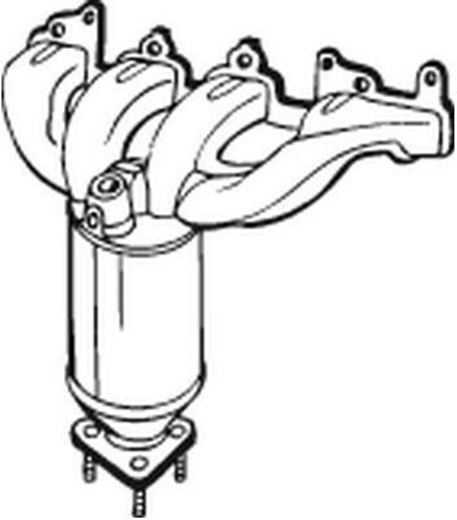 BOSAL Katalysator Kat für OPEL Corsa C Schrägheck (X01) Euro 4 090-016
