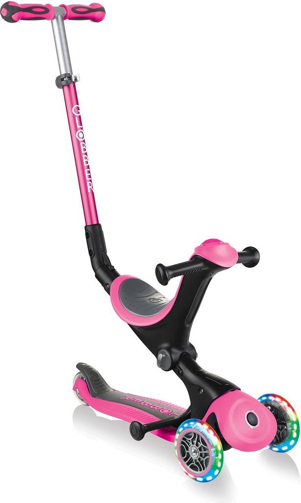 GLOBBER GO-UP DELUXE LIGHTS – 3 in 1 Dreirad, 120/80 mm, Produktbild 