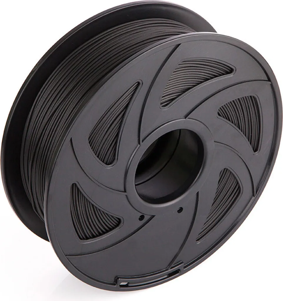 Bobine de filament PLA noir 1.75 mm 1 kg pour consommable impression 3D