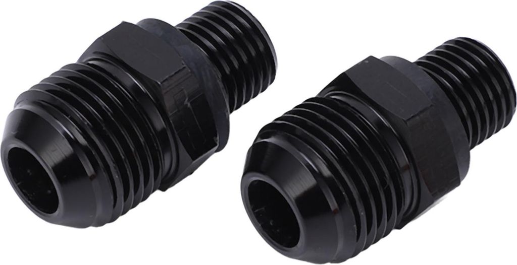 1 Paar 8ANx1/4NPS Getriebeölkühler-Adapter aus Aluminiumlegierung, Ersatz für GM Turbo 350 400 4L60E 200RShort