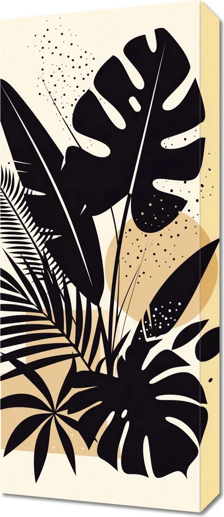 Quadro su Tela 30x70 cm | Paradiso Tropicale Alta Risoluzione