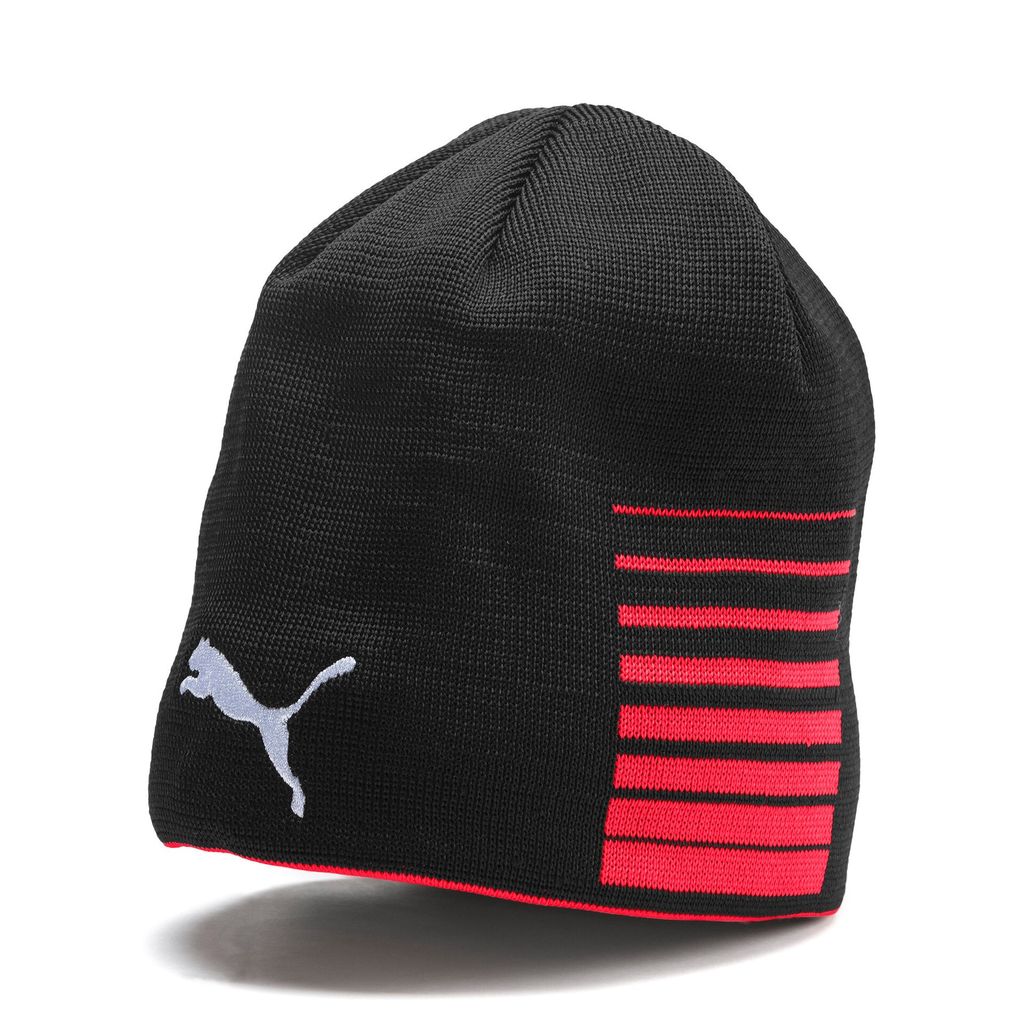 Puma TeamLiga Reversible Beanie Herren schwarz rot Gr OSFA