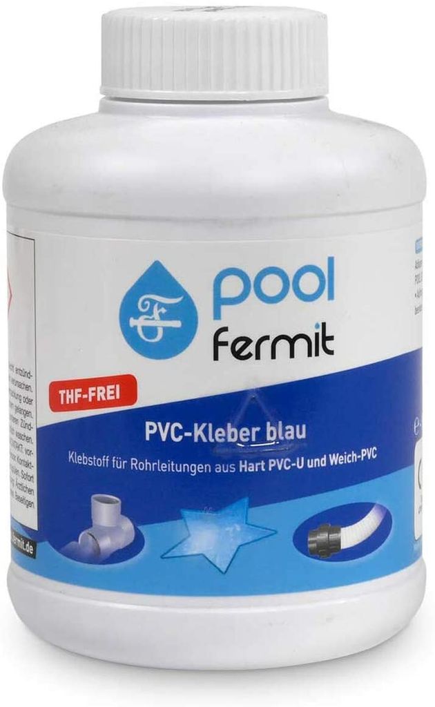 Fermit PVC-Kleber blau 500 ml Dose