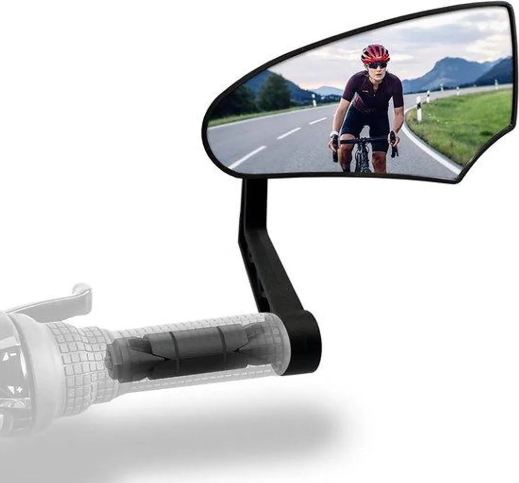 Rétroviseur de vélo haute résolution en verre véritable Incassable