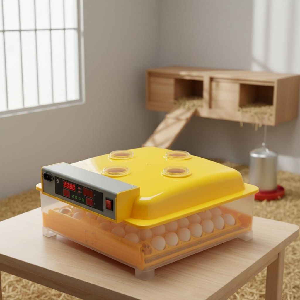 Inkubator 48 Eier Brutapparat Huhn Wendung Automatisch Produktbild 