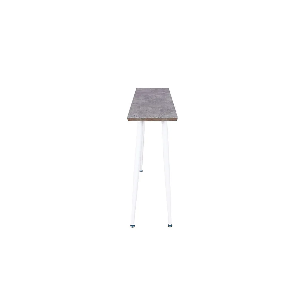 Petite Table Basse d'Appoint Edge Blanche pour Salon et Chambre Cosy