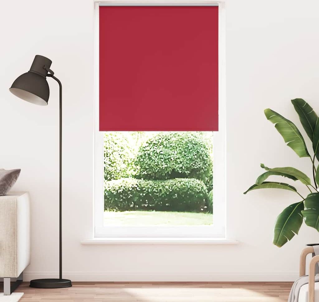 "SALE 2026"Verdunkelungsrollo - elegantes Design - Sichtschutz/Lichtschutz - Rot 90x230cm Stoffbreite 85,7cm Polyester DE977264 - Rollos