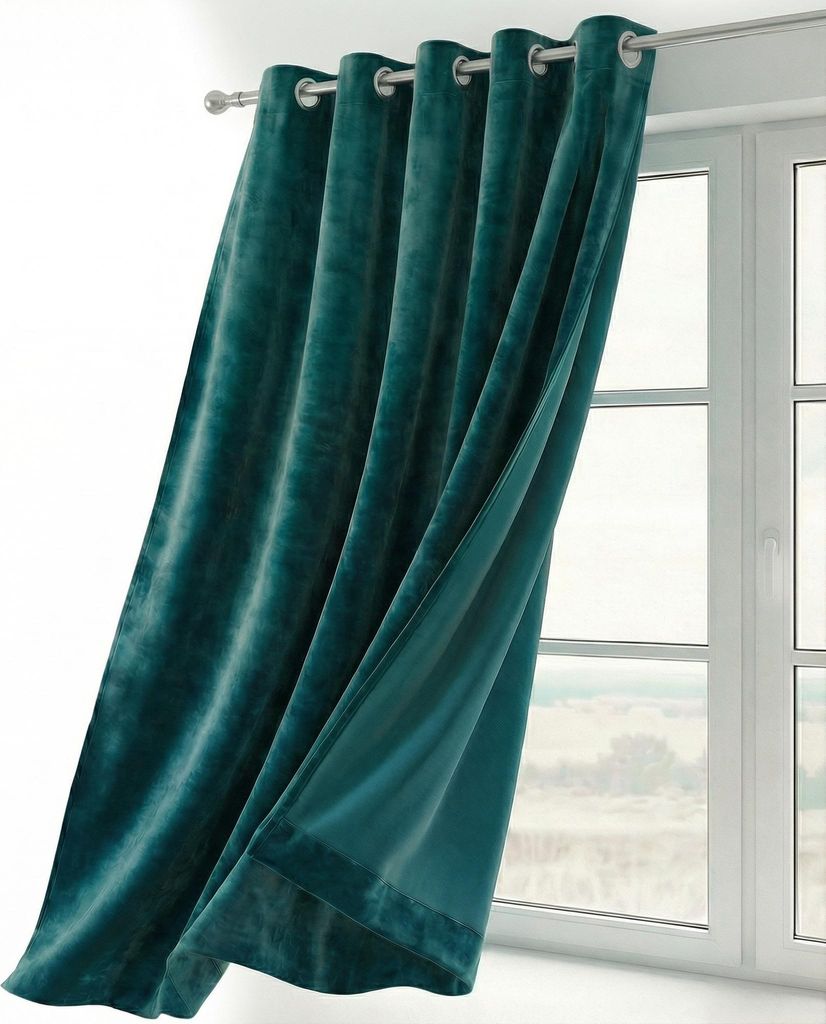Rideau en velours Beautex, œillets, rideau occultant, Image du produit 