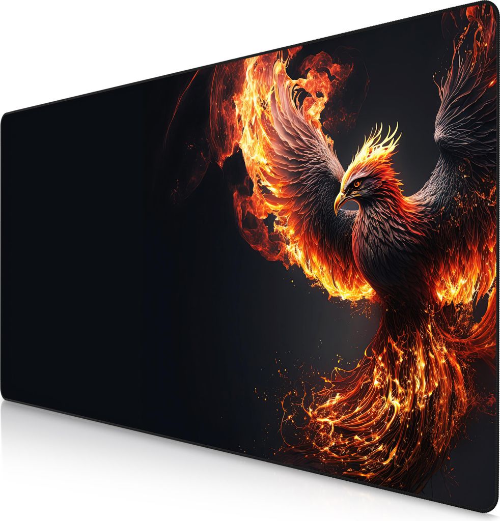 Titanwolf Gaming Mauspad XXXL, Speed Mousepad 1200 x 600 x 3 mm, große Schreibtischauflage, rutschfest, abwaschbar, Geschwindigkeit & Präzision, ...