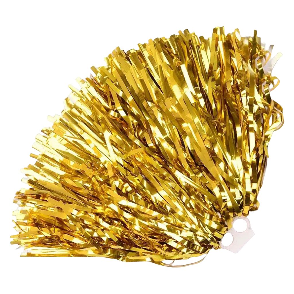 Tanz-Pompons mit geradem Schaft, flauschig, PET, Doppelpass, Cheerleader-Hand, Blumenball, Dekoration für Fußball