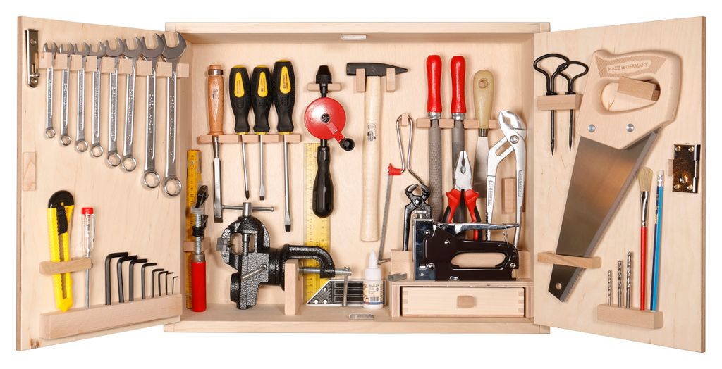 Pebaro Großer Profi-Werkzeugschrank, mit 43 Teilen, 417
