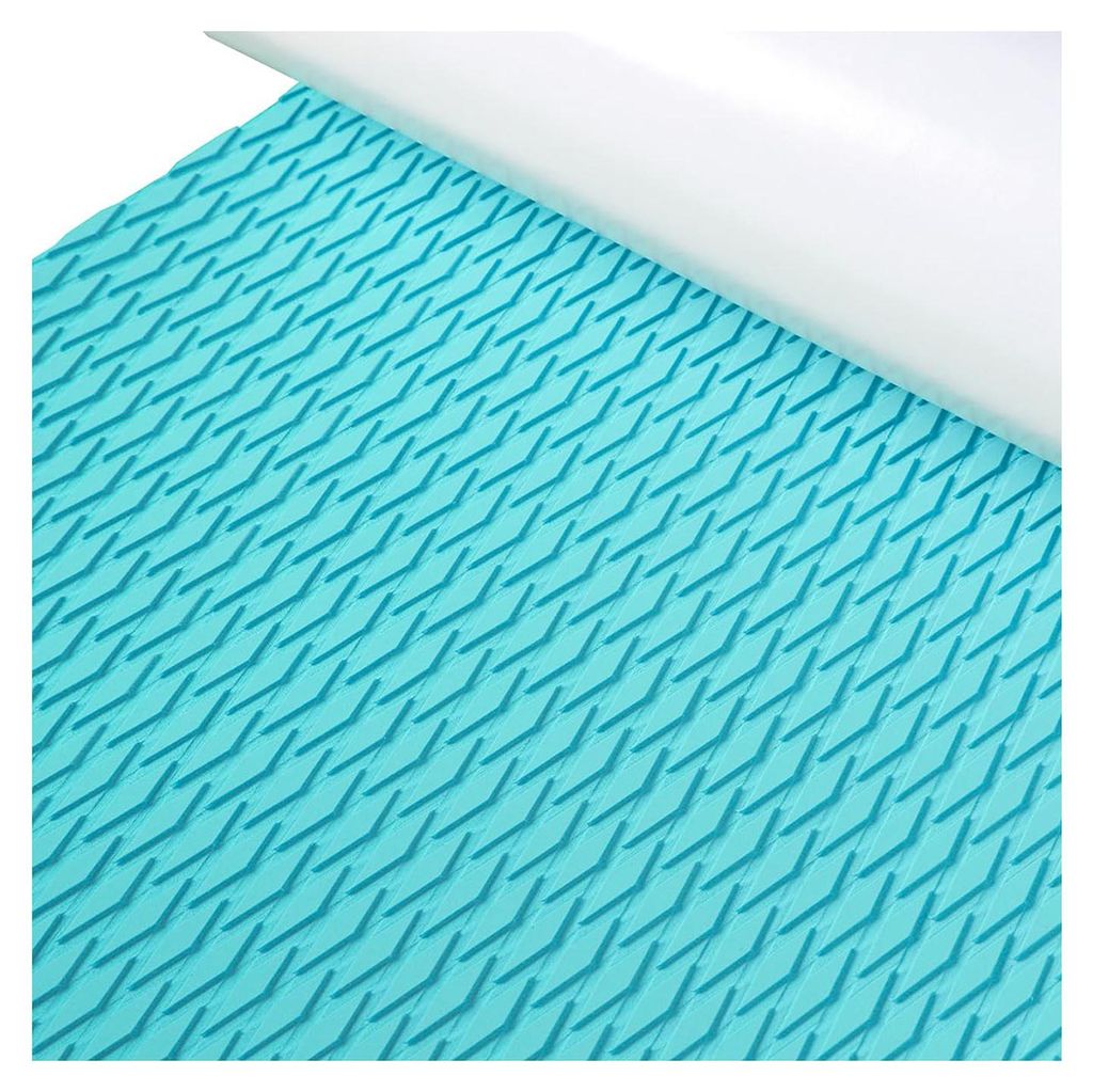EVA-Schaumstoff-Bootsbodenplatte 95"/47" x 12" rutschfeste Surfbrett-Traktionsmatte, selbstklebende, zuschneidbare Deckplatte für Boote, SUP-Paddl...