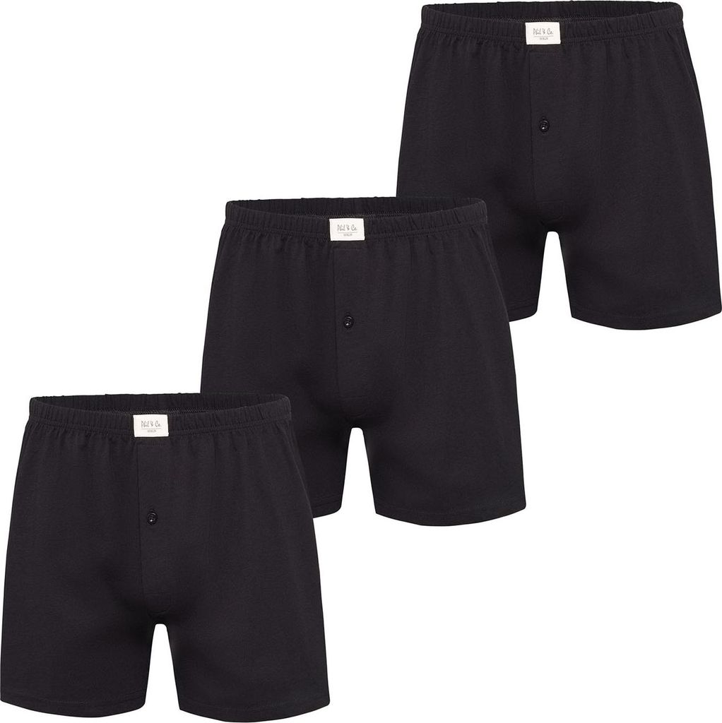 Phil & Co. Berlin Herren Boxer 3-Pack Jersey Loose Fit - Produktbild 