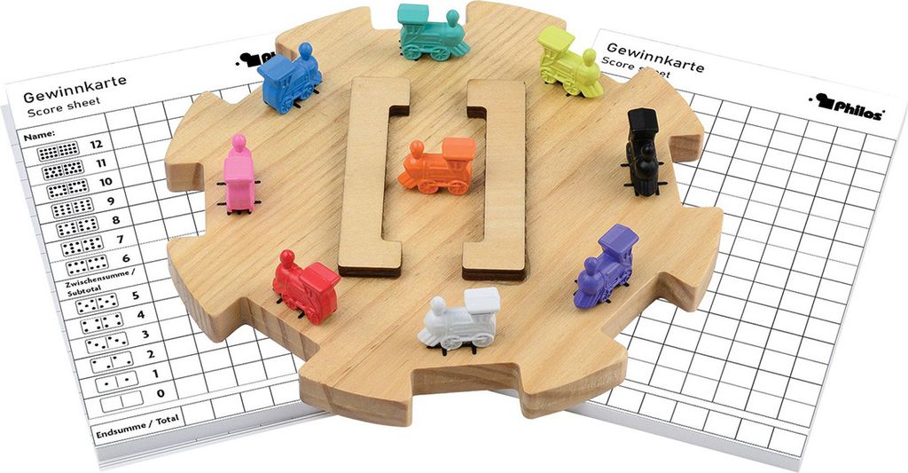 Philos Domino Mexican Train Erweiterungsset Spielzeug Spiel