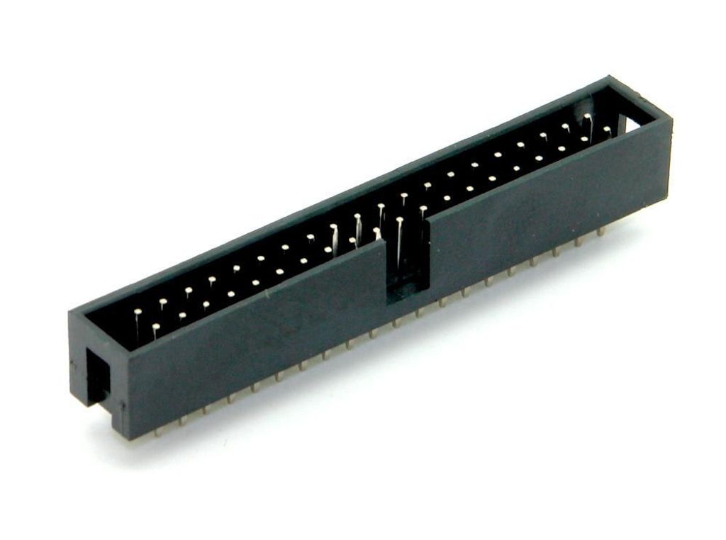 Wannenstecker, 40-polig, RM 2,54, gerade
