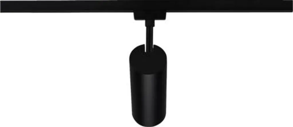 Spot URail Theron Noir 11W : Éclairage Dimmable sans Variateur Mural